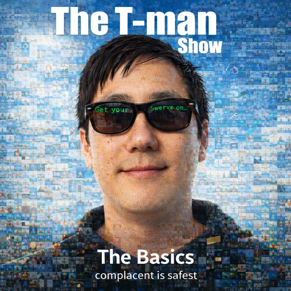 Truman Show inspired poster for the song The Basics.